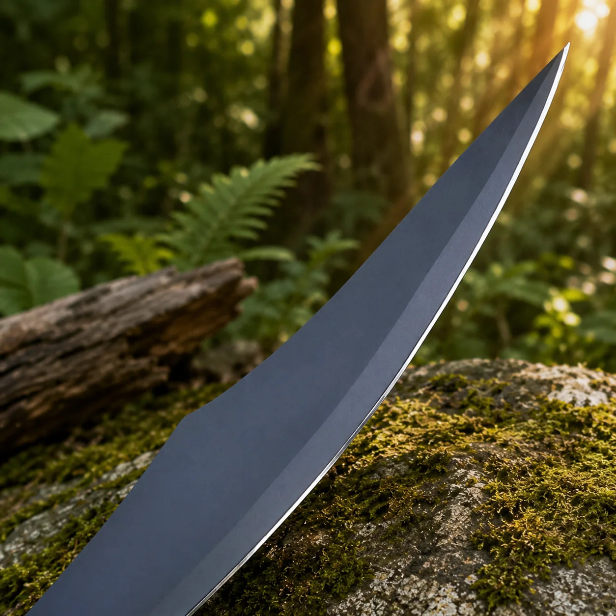 King Leonidas Spartan Sword Replica 300 with black leather sheath and hook pommel detail