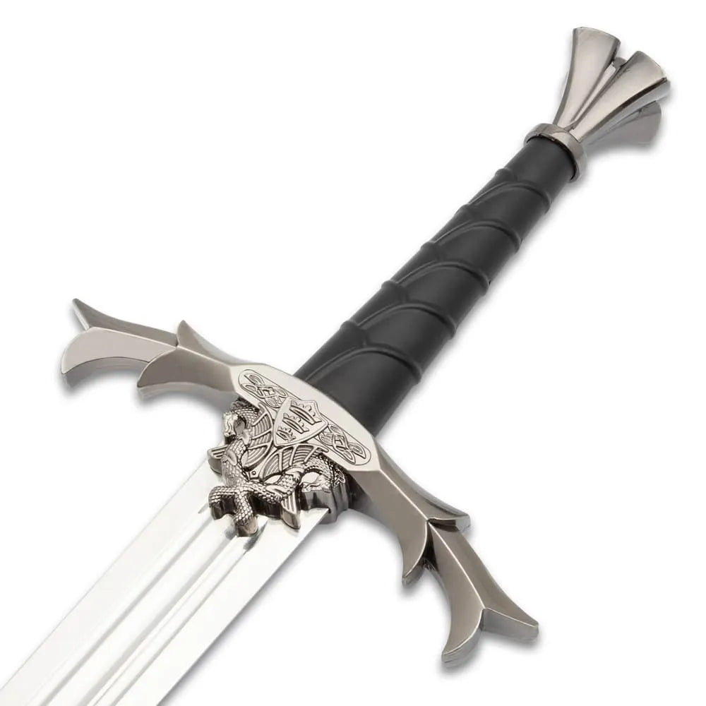 Kingdom’s Legacy medieval replica sword with ruby pommel