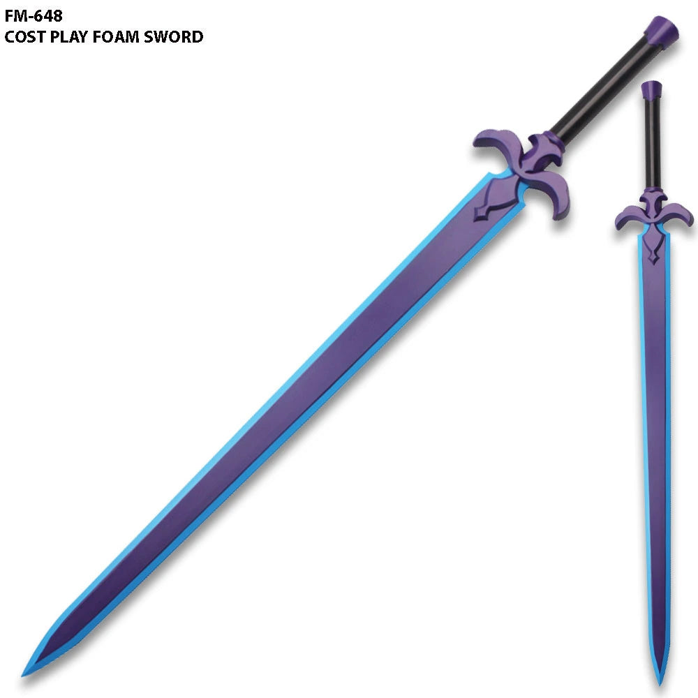 Premium Kirito Night Sky Foam Display Collectible inspired by Sword Art Online Alicization featuring lightweight polyurethane foam construction and detailed anime-inspired craftsmanship for cosplay conventions
