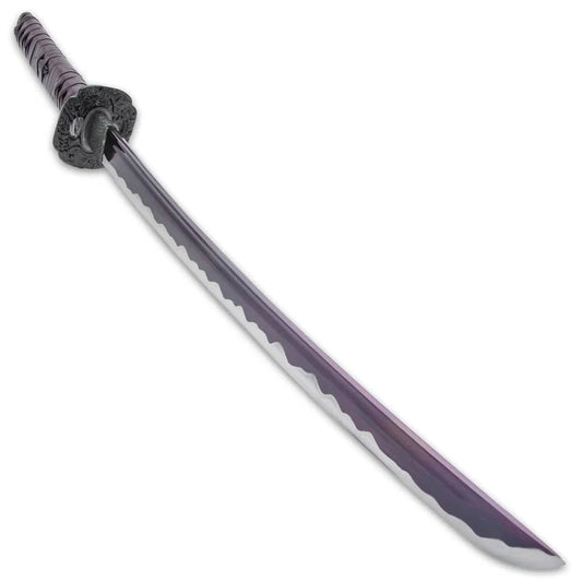 Kojiro Kraken wakizashi with 20.5-inch carbon blade and tentacle leather scabbard for cosplay