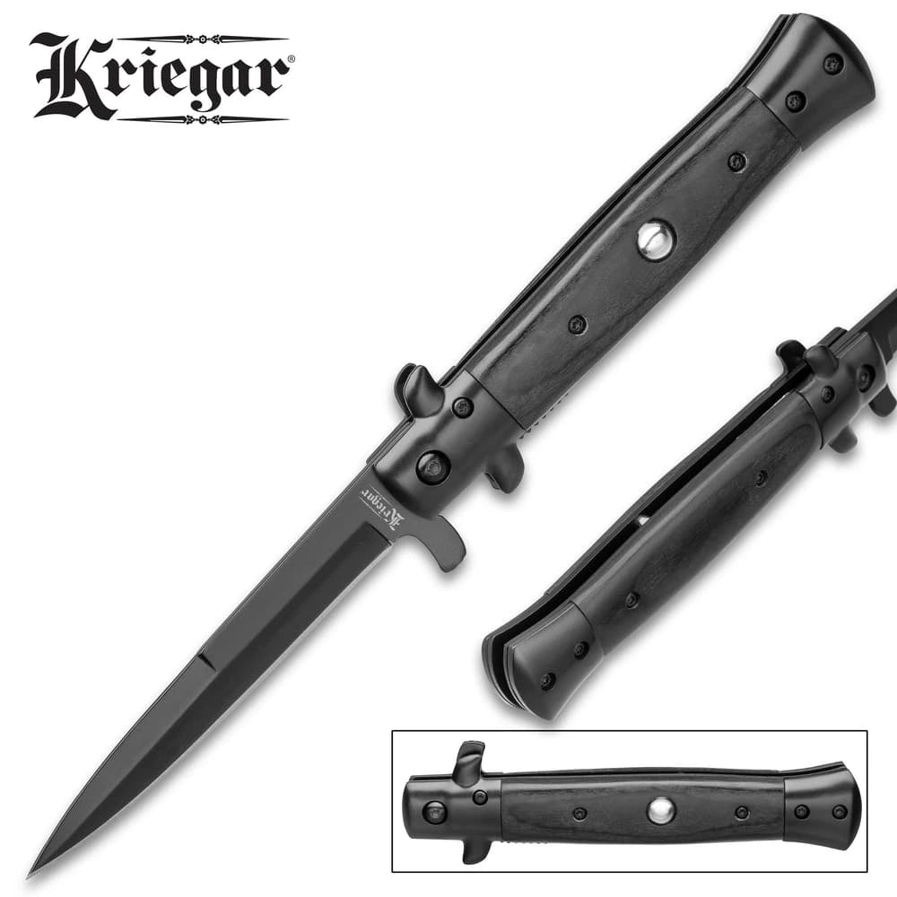 Kriegar German Stiletto Knife 8.75" Titan Swords