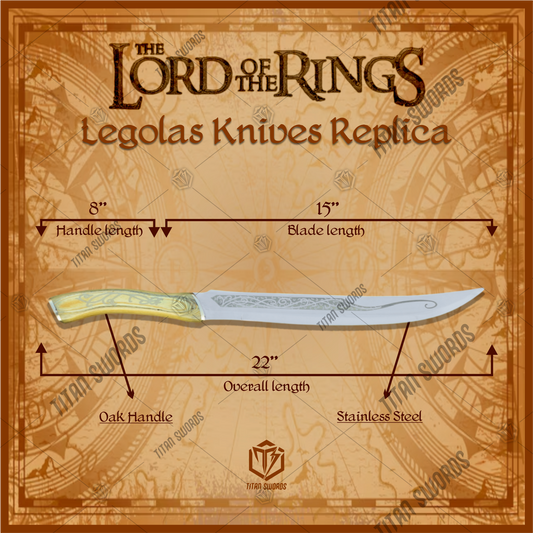 Legolas Daggers LOTR Elf Blades