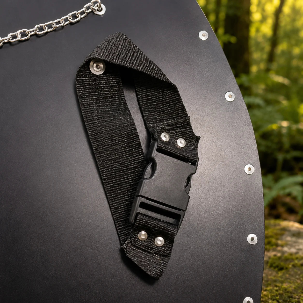 Link's shield prop replica from Zelda Phantom Hourglass – forest wall mount display collectible