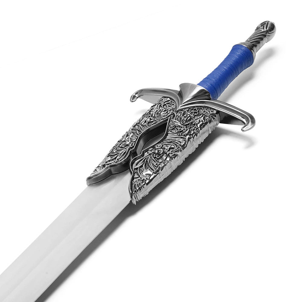 RoshRoshan Fantasy Sword Display Collectible inspired by Prince of Persia featuring premium metal construction, decorative engraved detailing, matching scabbard, and elegant collector display finish for gaming enthusiasts.an Fantasy Sword Display Collectible – Prince of Persia Decor Titan Swords