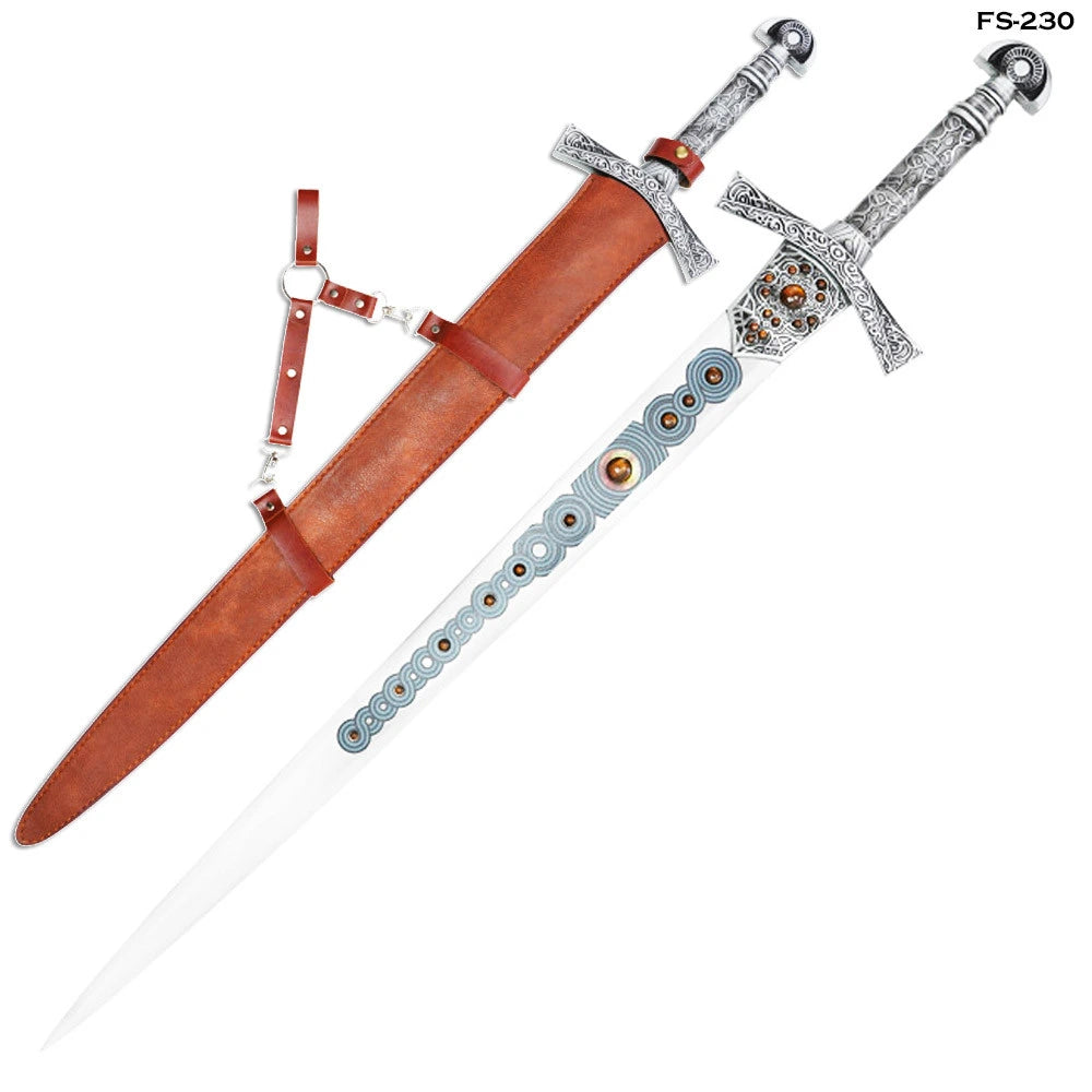 Miquellan Knight's Sword Elden Ring display collectible with decorative scabbard