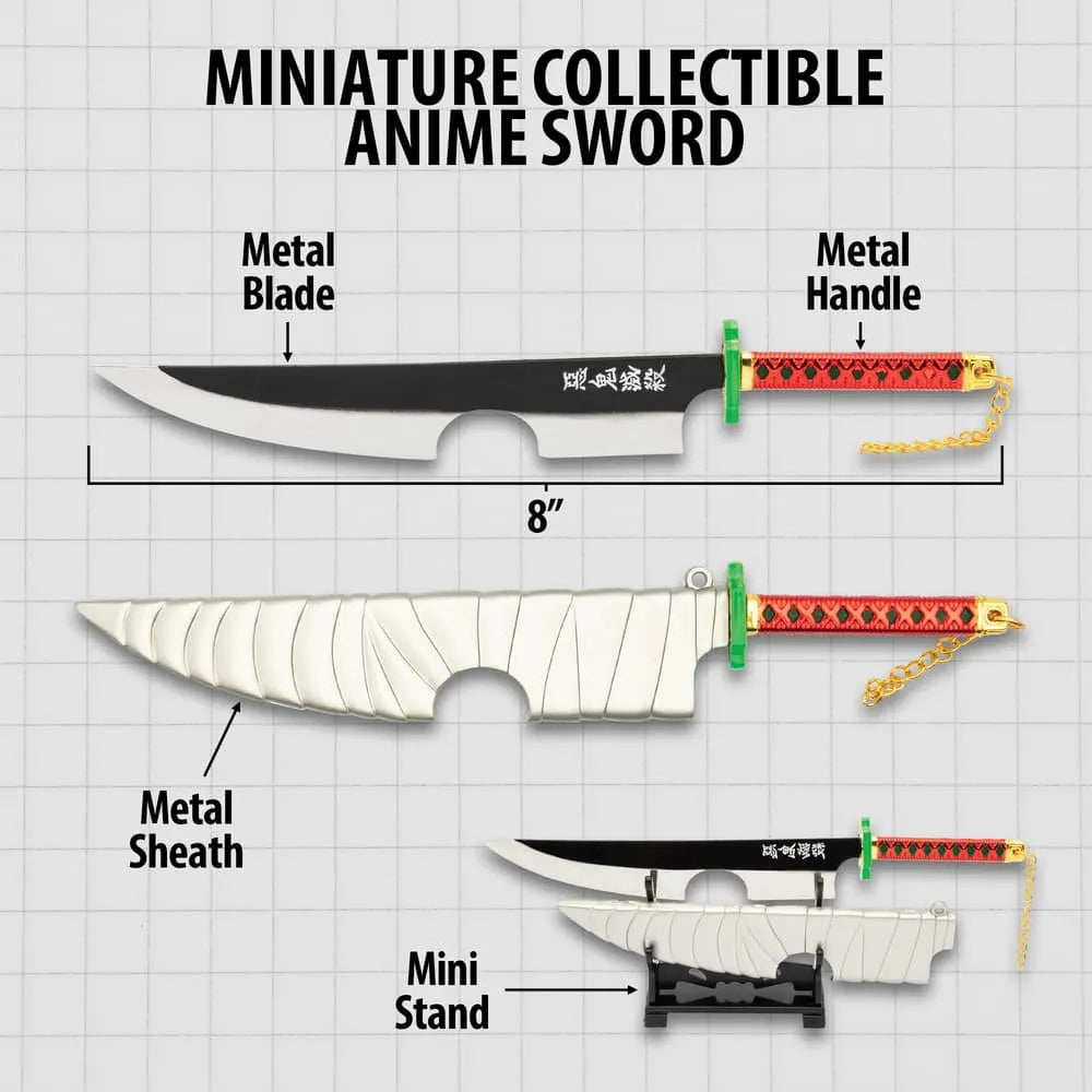 Tengen Uzui Nichirin mini sword anime collectible