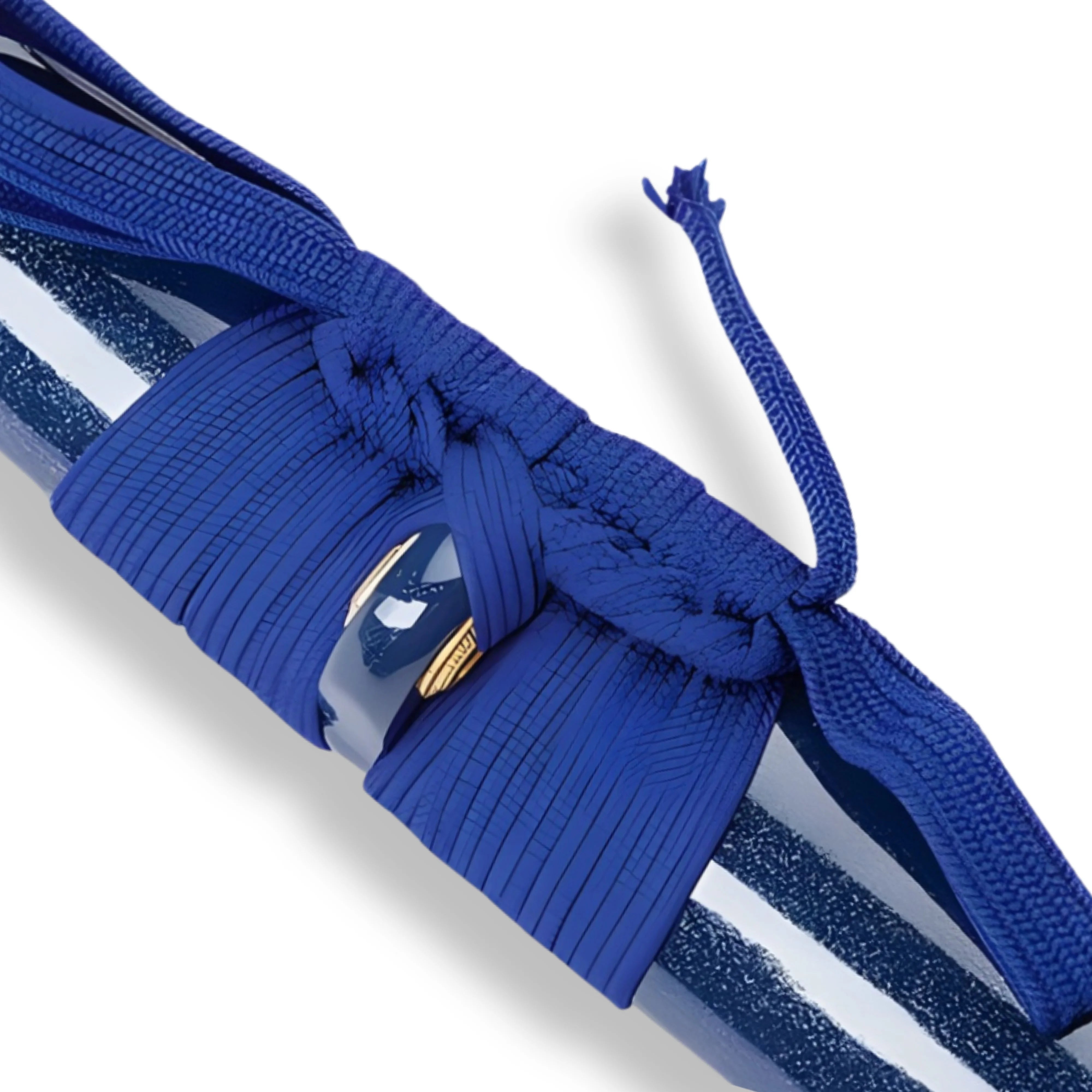 Premium Musha Hand-forged Blue Katana Samurai Damascus Sword with damascus steel.