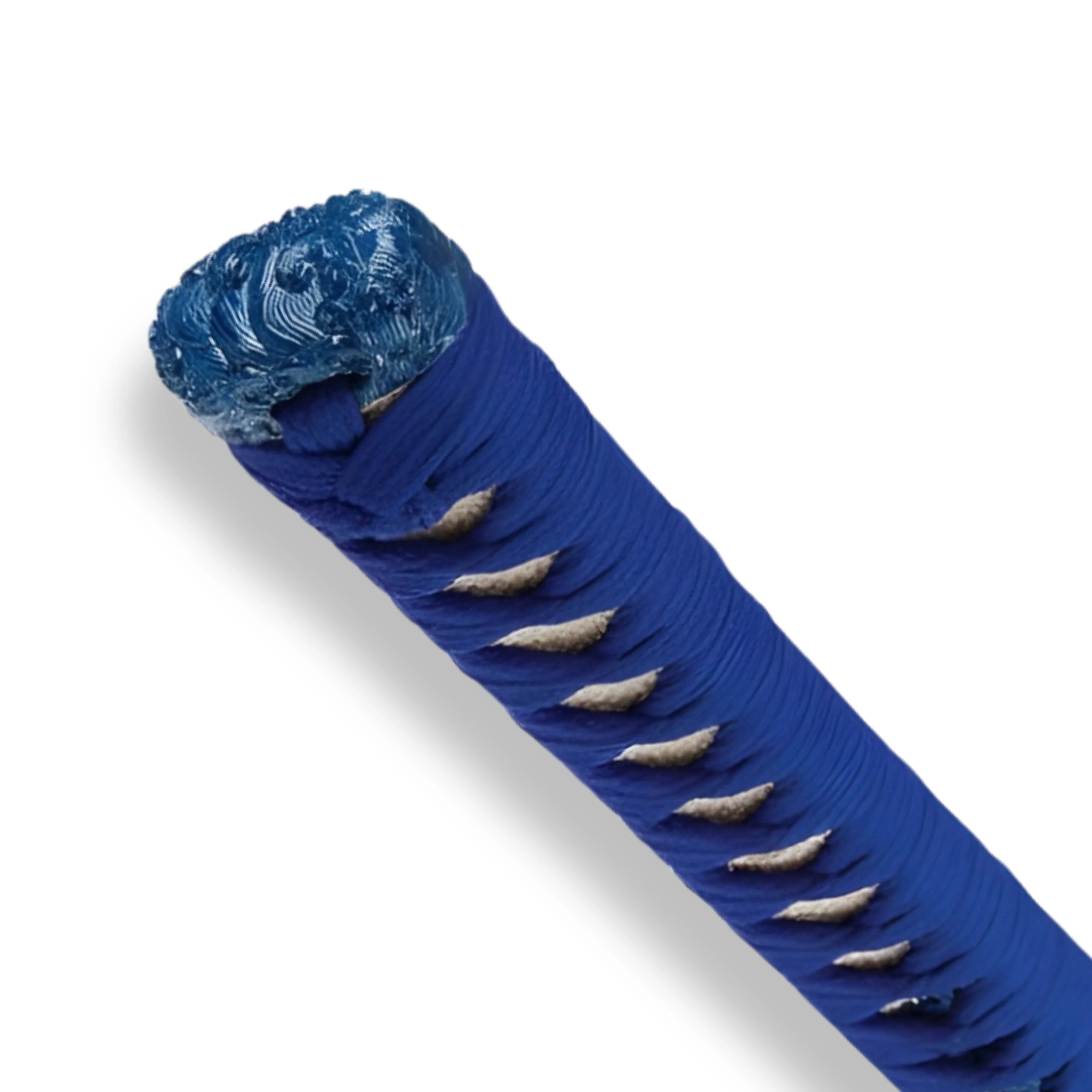 Premium Musha Hand-forged Blue Katana Samurai Damascus Sword with damascus steel.
