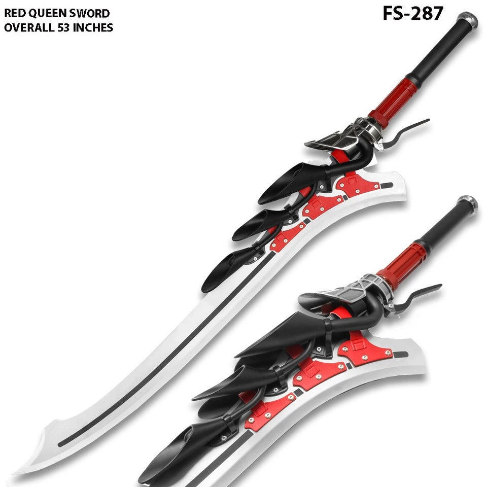 Premium Devil May Cry Nero Red Queen Limited Edition display collectible showcasing intricate decorative engravings, detailed mechanical styling, polished collector-quality finish, and elegant presentation for display collections.