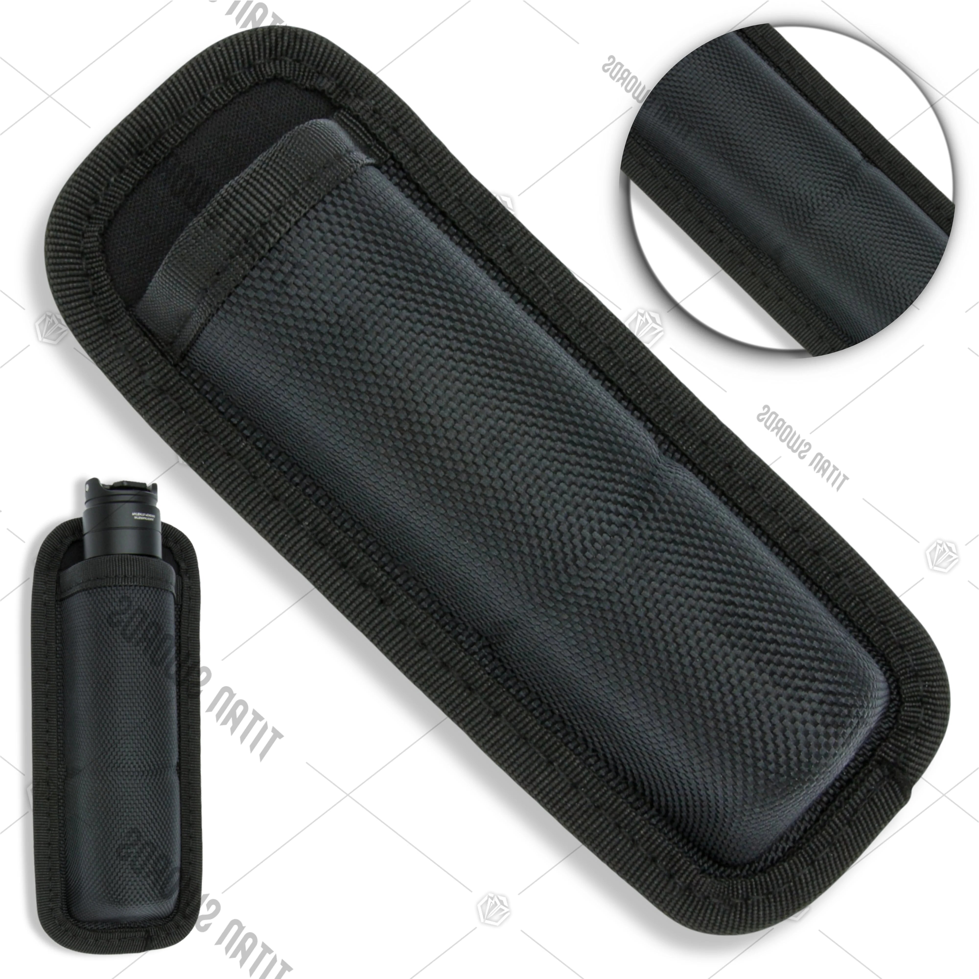 Premium Night Watchman 1680 Denier Polyester Baton Holder with polyester.