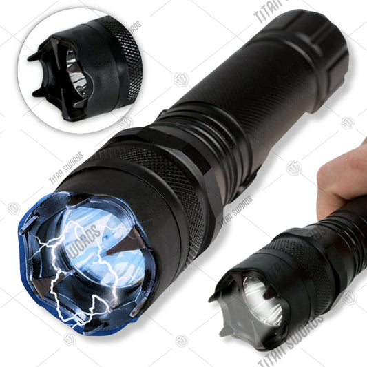 Premium Night Watchman 2M Volt Stun Gun LED Flashlight with LED Flashlight.