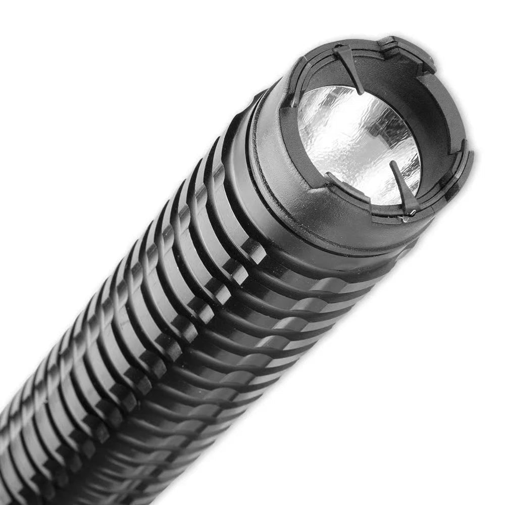 Premium Night Watchman 5-Million Volt Stun Gun Flashlight Baton with LED flashlight.
