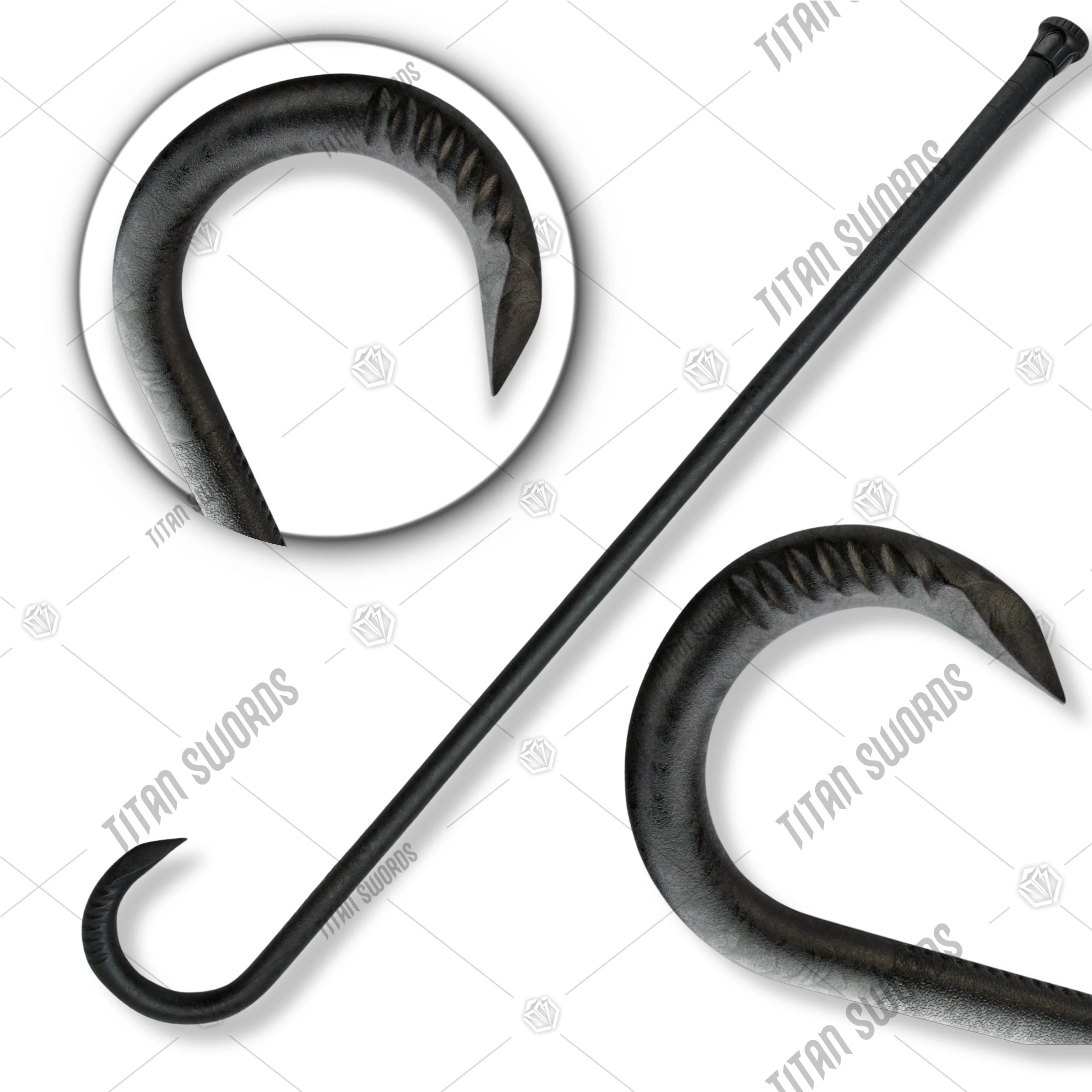 Premium Night Watchman Adjustable Self-Defense Cane with nylon shaft.