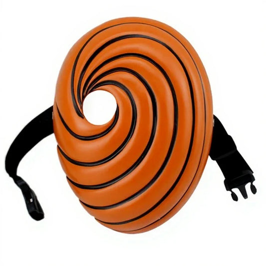 Obito Uchiha Akatsuki Mask made from resin with detailed spiral design