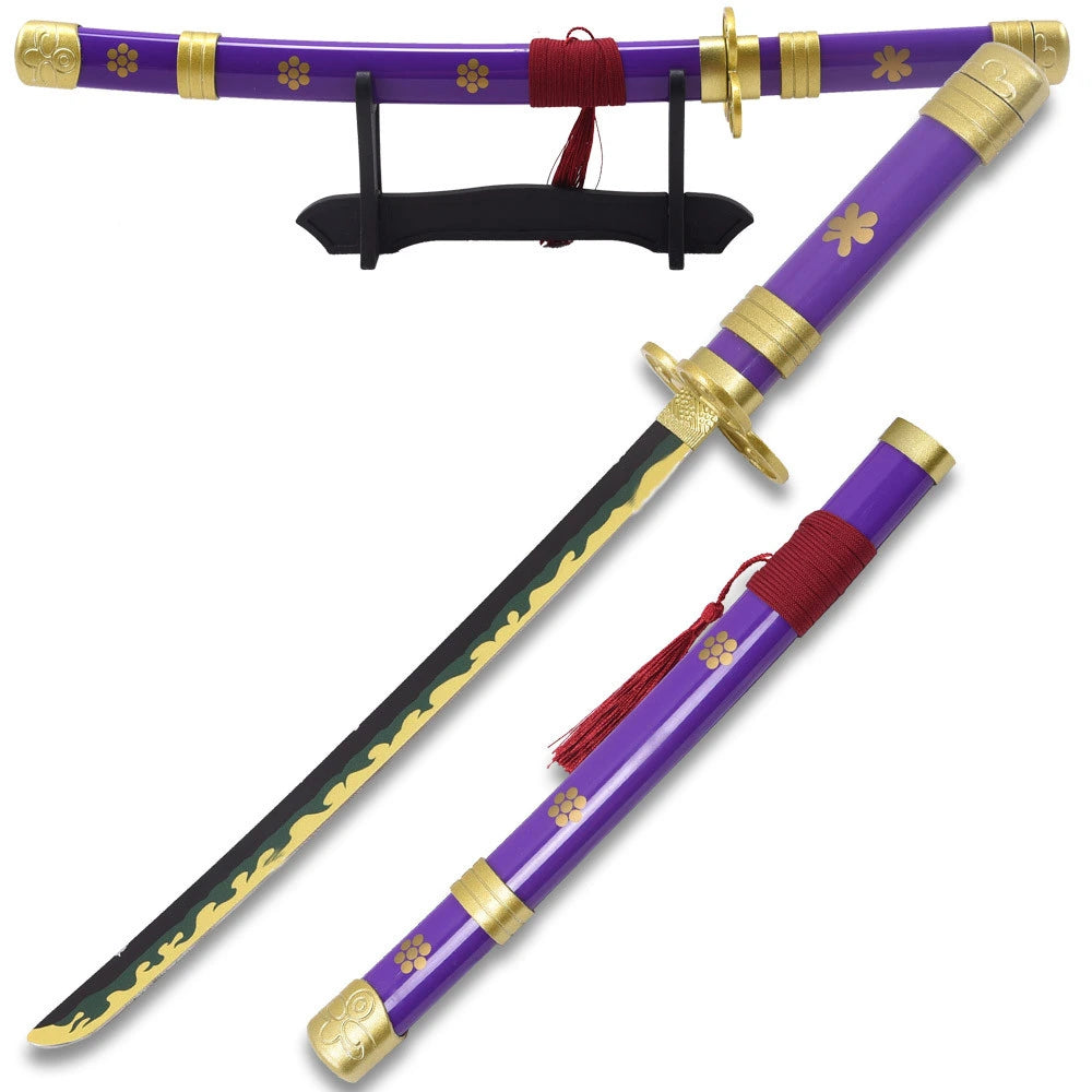 Zoro Purple Enma Mini Katana Sword – One Piece Display Collectible Titan Swords