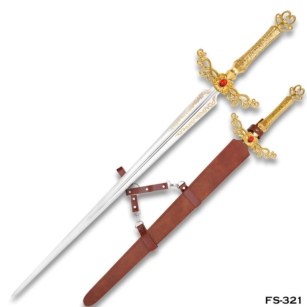Rogier's Rapier Elden Ring display collectible with decorative scabbard