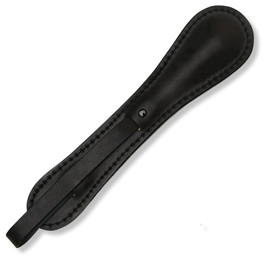 Premium Personal Self-Defense Leather Slapper Replica with strap.