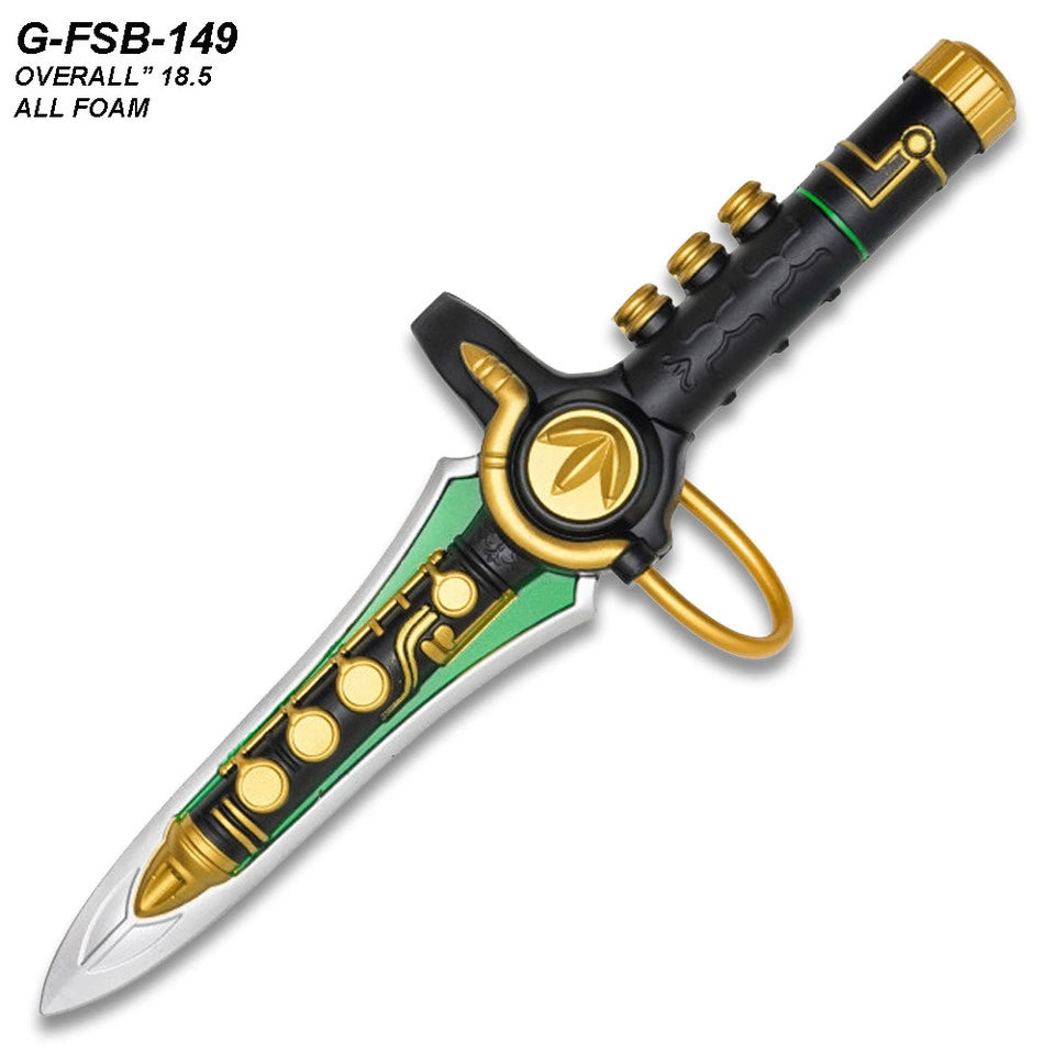 Tommy Oliver Dragon Dagger display collectible with detailed dragon handle from Power Rangers