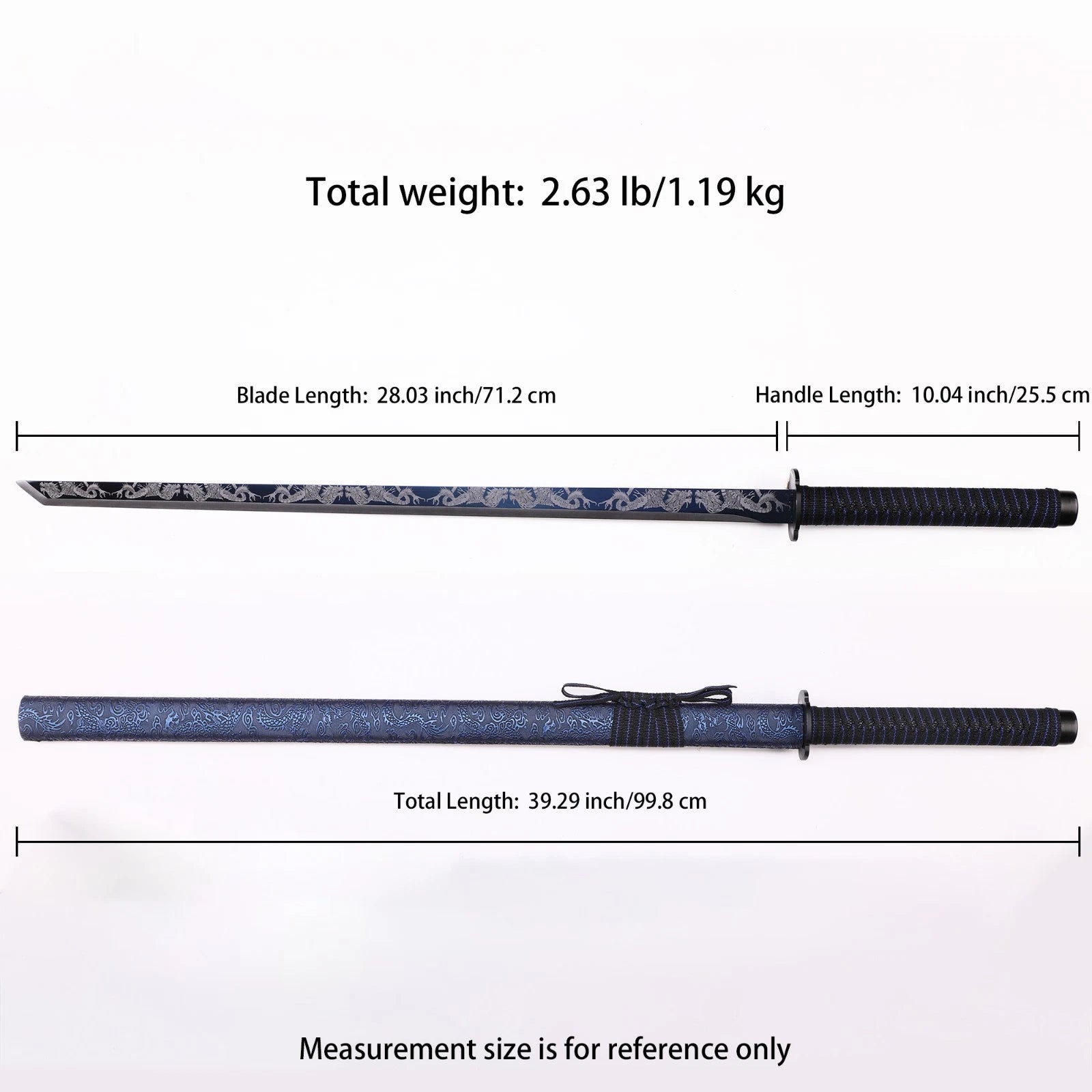 41" Tanjiro Kamado Wooden Katana – Demon Slayer Samurai Sword with Scabbard Titan Swords