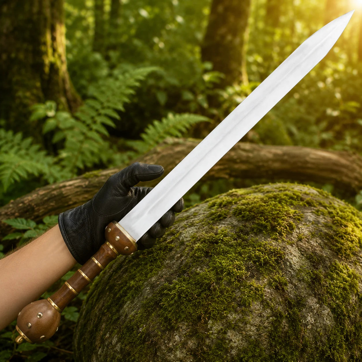 Roman Gladiator Gladius prop replica display collectible – premium Spartan warrior fan gift