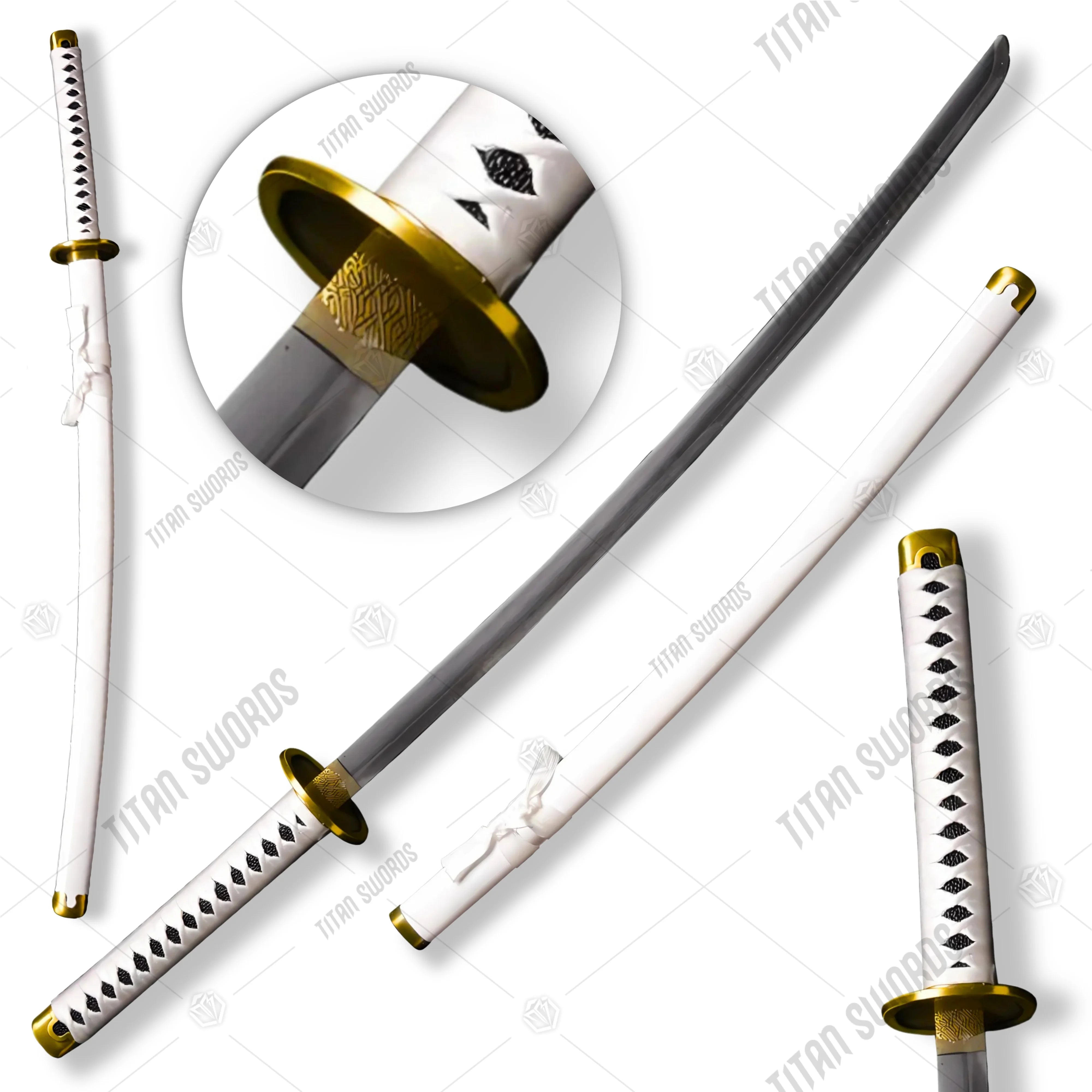 Premium Roronoa Zoro One Piece Sword Replica with high-carbon steel.