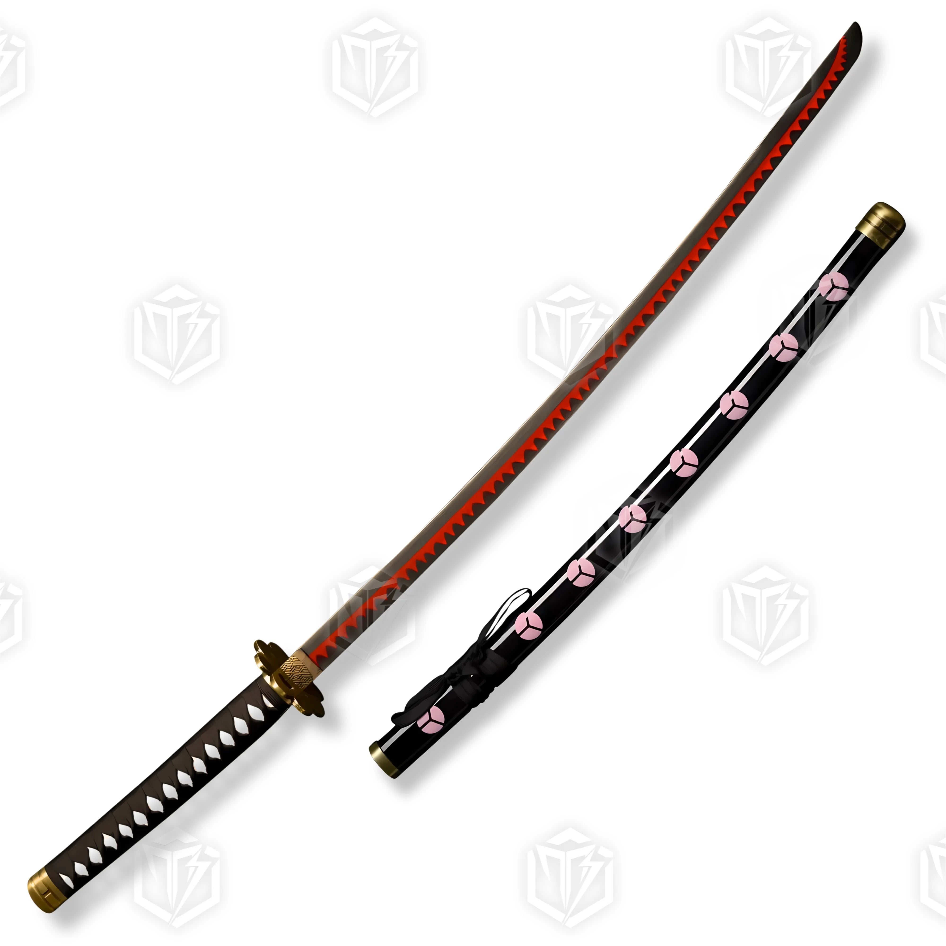 Premium Roronoa Zoro One Piece Sword Replica with high-carbon steel.