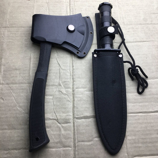 Set of Knife and Axe outdoor equipment