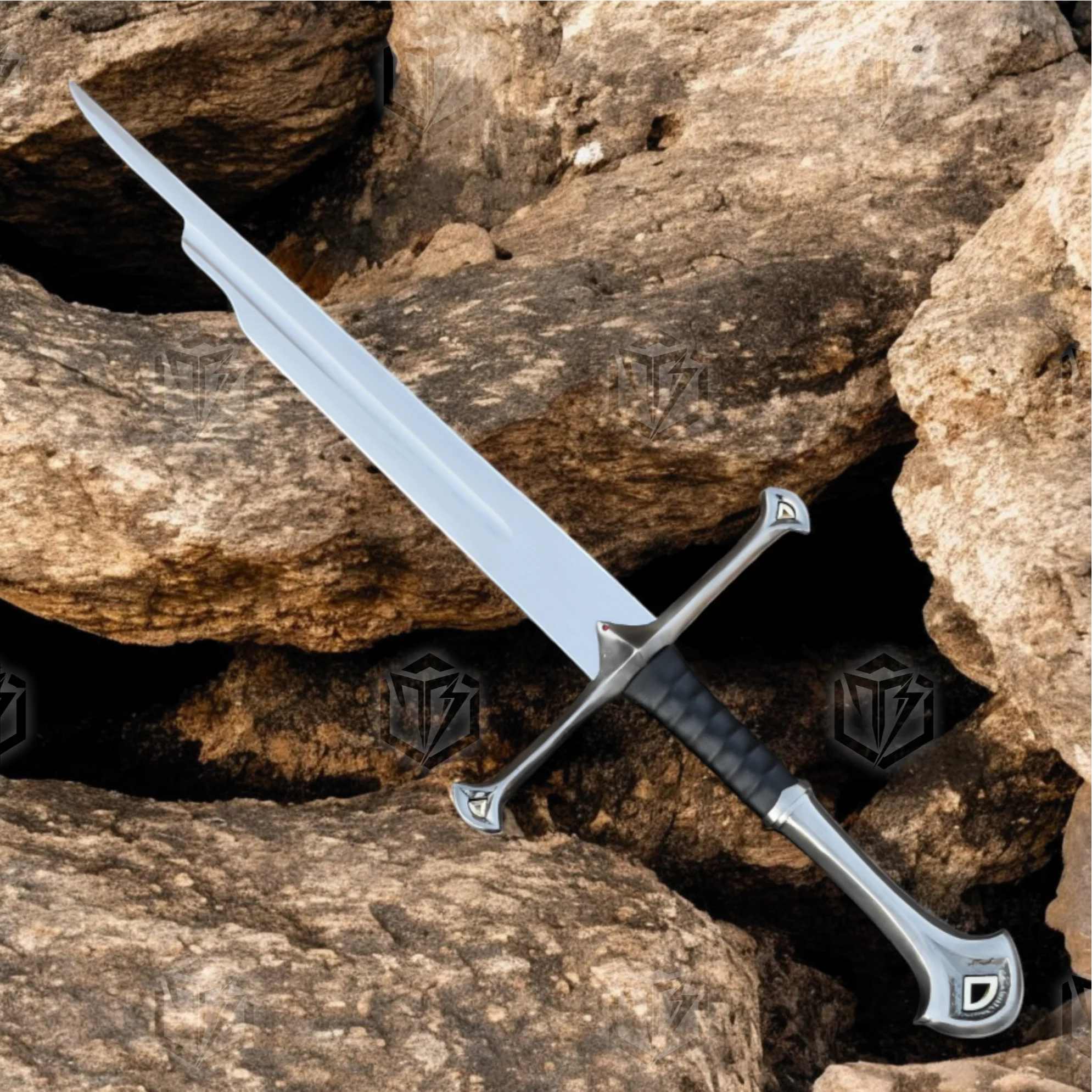 Premium Shards of Narsil Epic Relic Sword Replica LOTR with Ebony Plaque