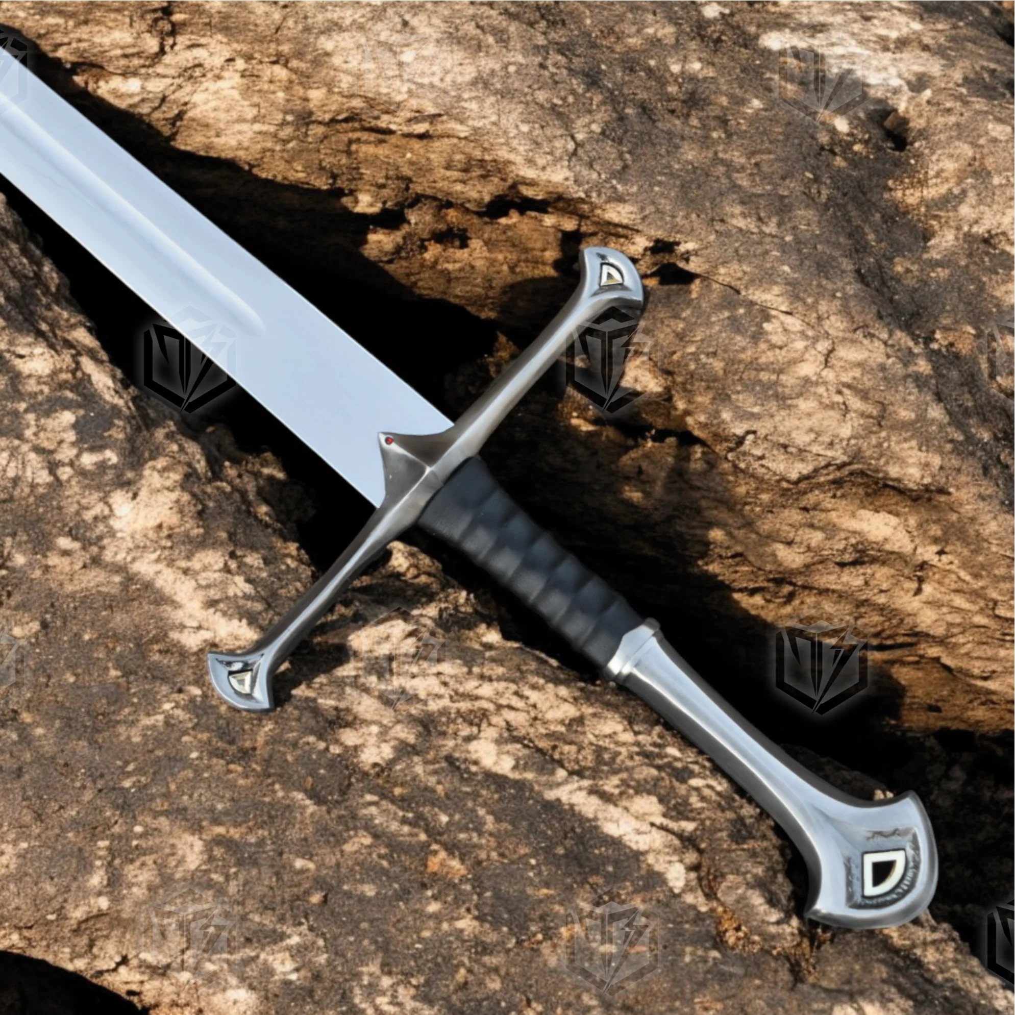 Premium Shards of Narsil Epic Relic Sword Replica LOTR with Ebony Plaque