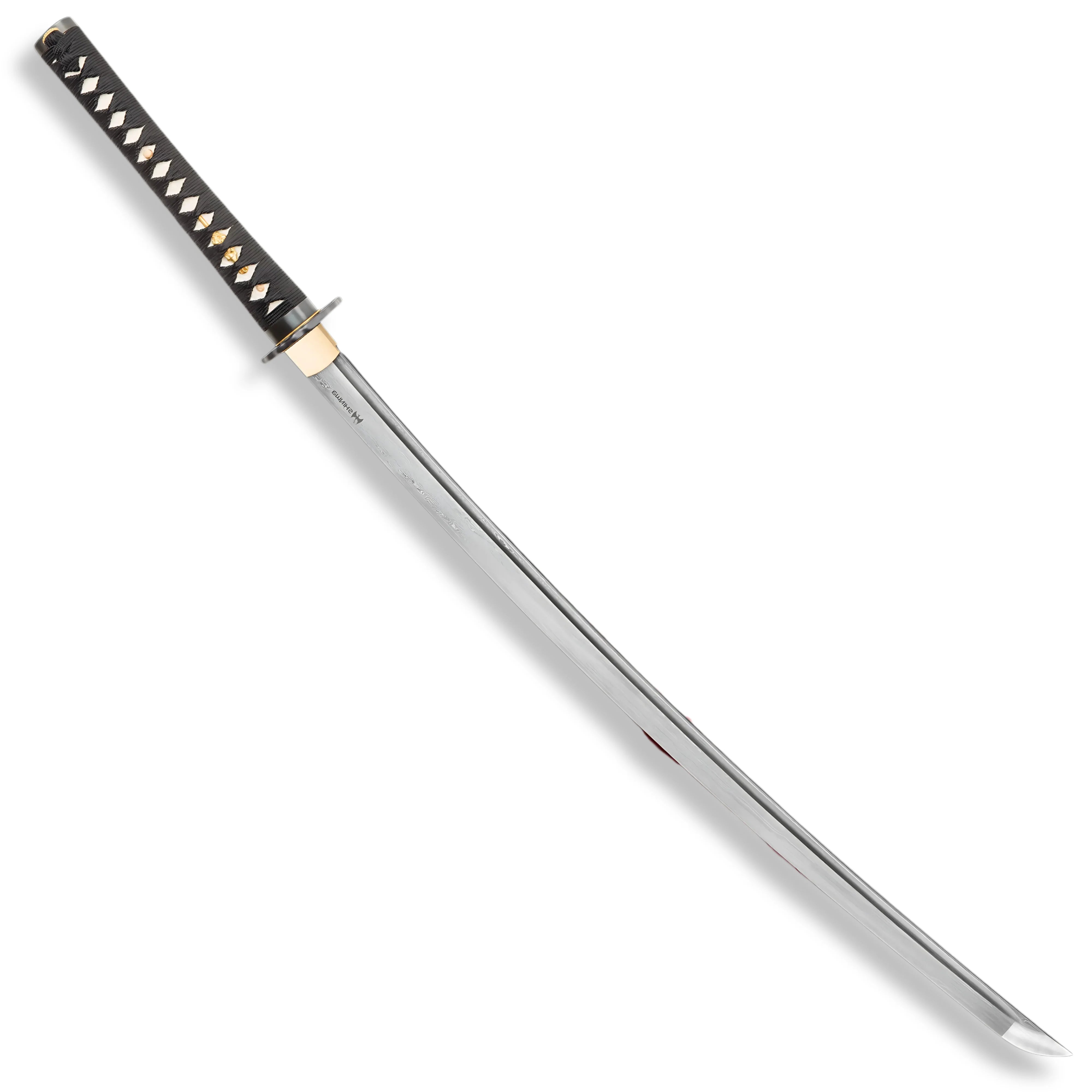 Premium Shinwa Imperial Dragon Katana Damascus Sword with damascus steel.