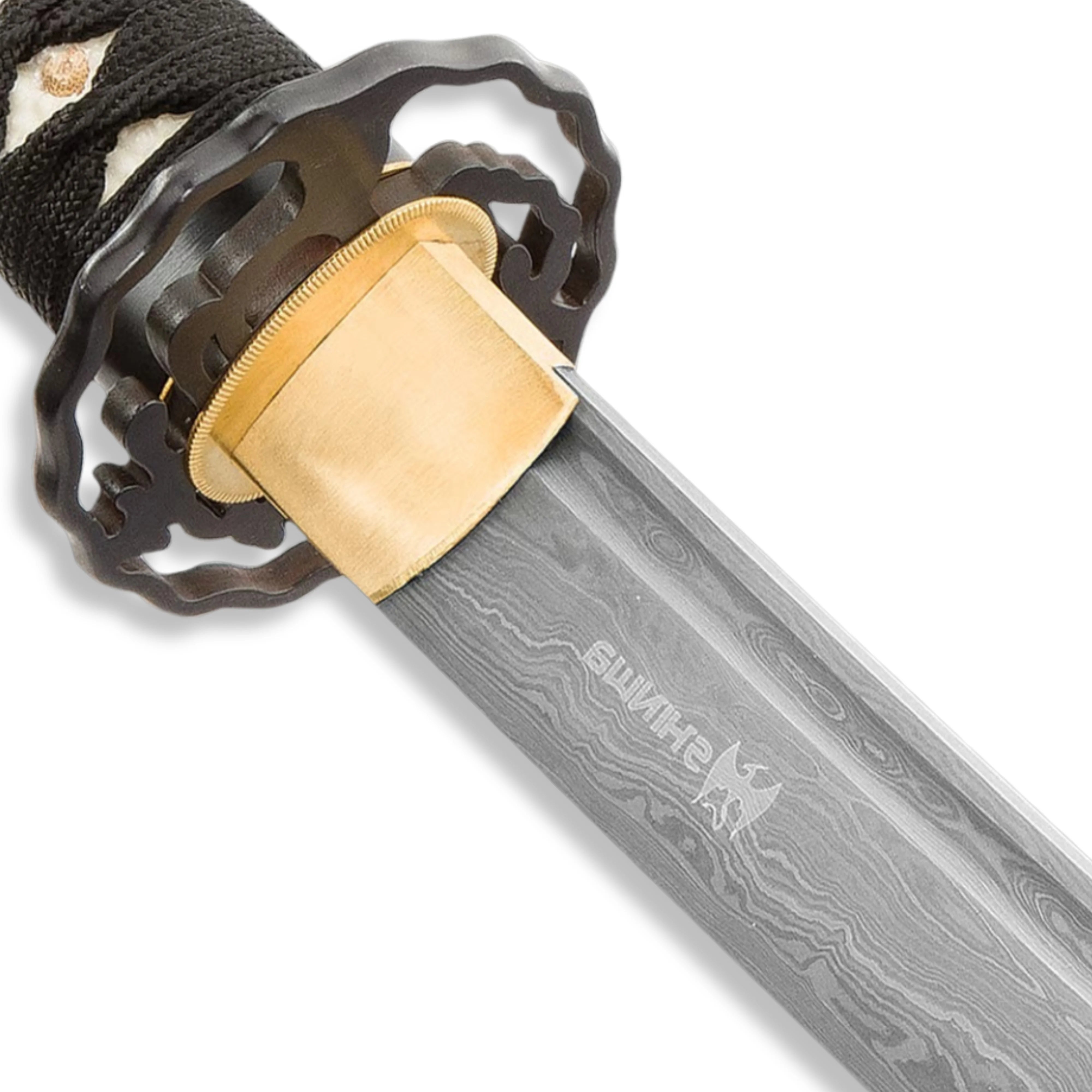 Premium Shinwa Imperial Dragon Katana Damascus Sword with damascus steel.