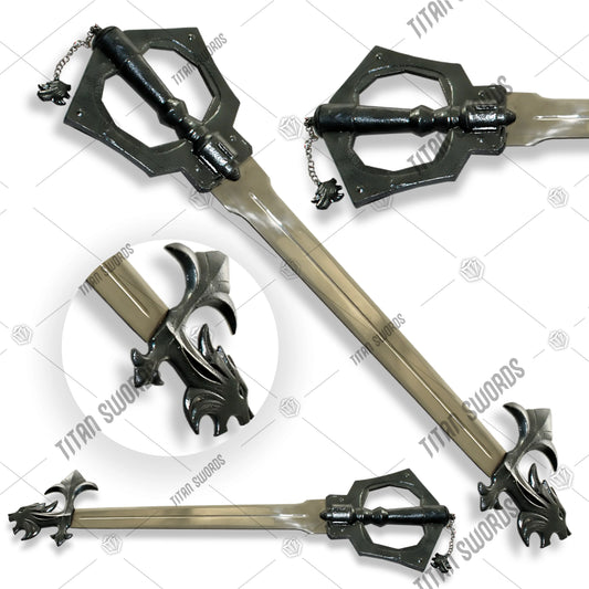 Premium Sora Sleeping Lion Keyblade Replica Kingdom Hearts with stainless steel blade.