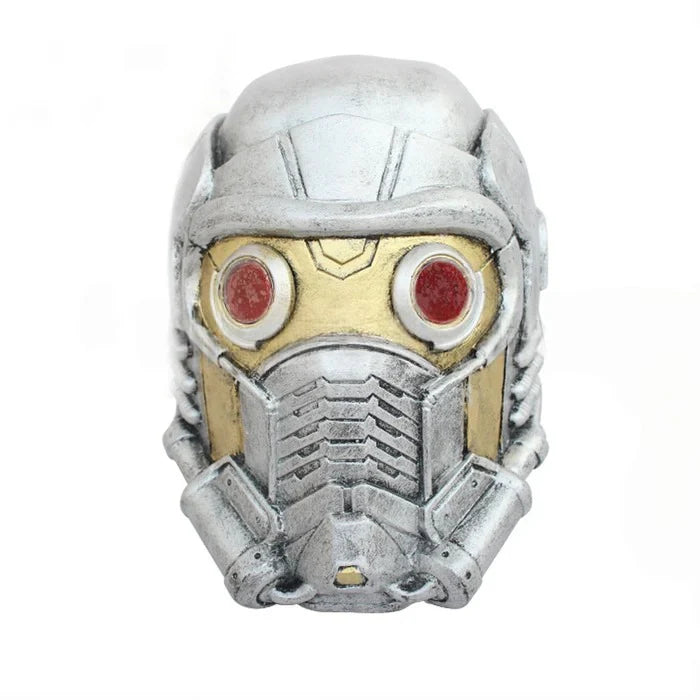 Star Lord's Mask handmade from resin showing the complete helmet design