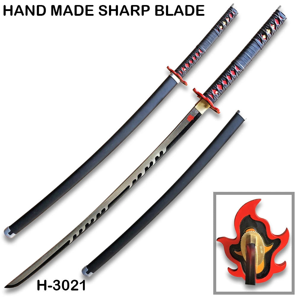 Tanjiro Kamado V2 anime collectible with carbon stainless-steel construction for cosplay and collector displays