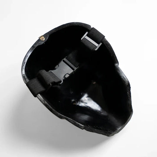 Terminator Mask made from resin showing the complete mechanical-inspired design