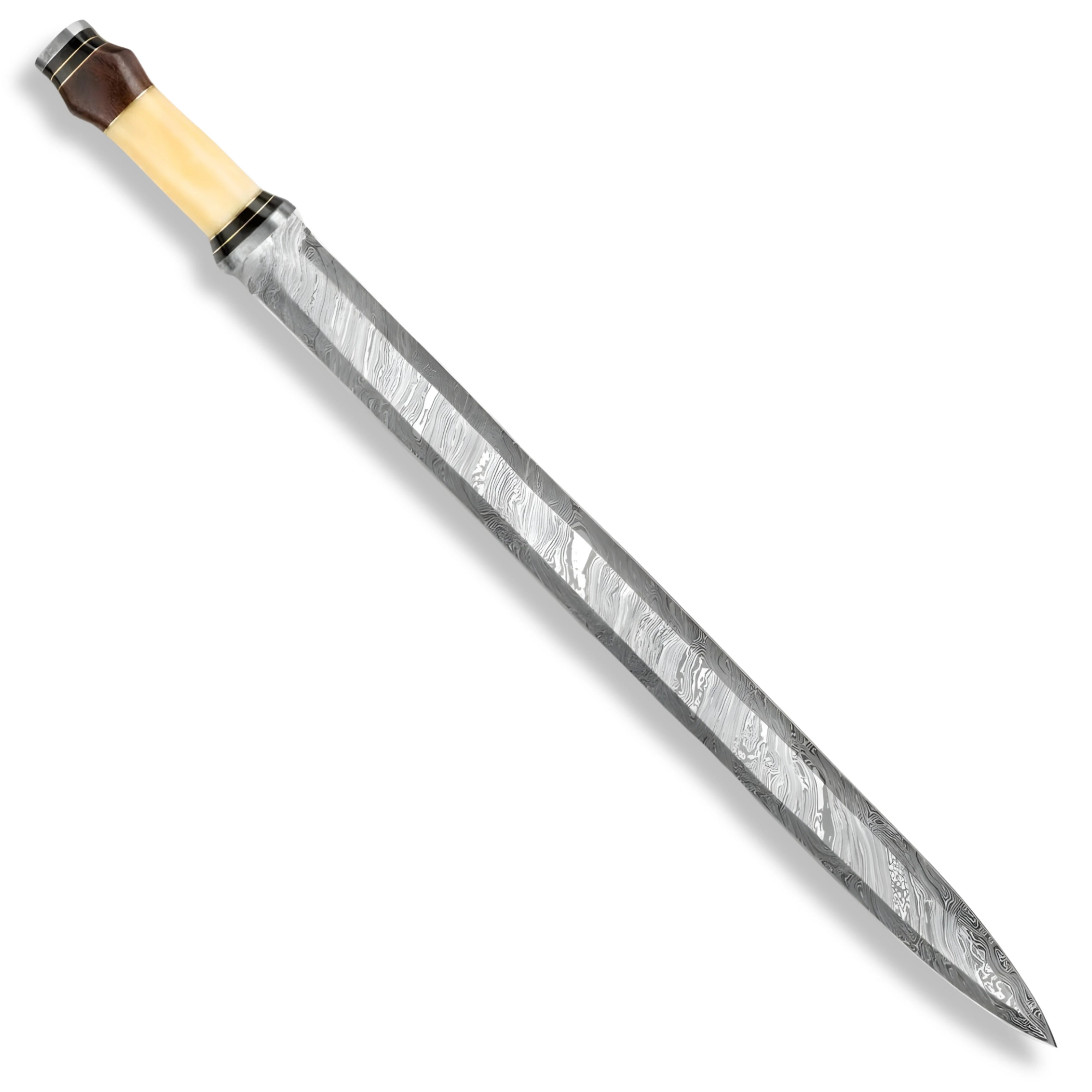 Premium Timber Wolf Saga Handmade Damasus Steel Sword with damascus steel.