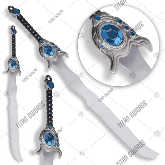Premium Tryndamere Freljord Sword Replica League of Legends with stainless steel blade.