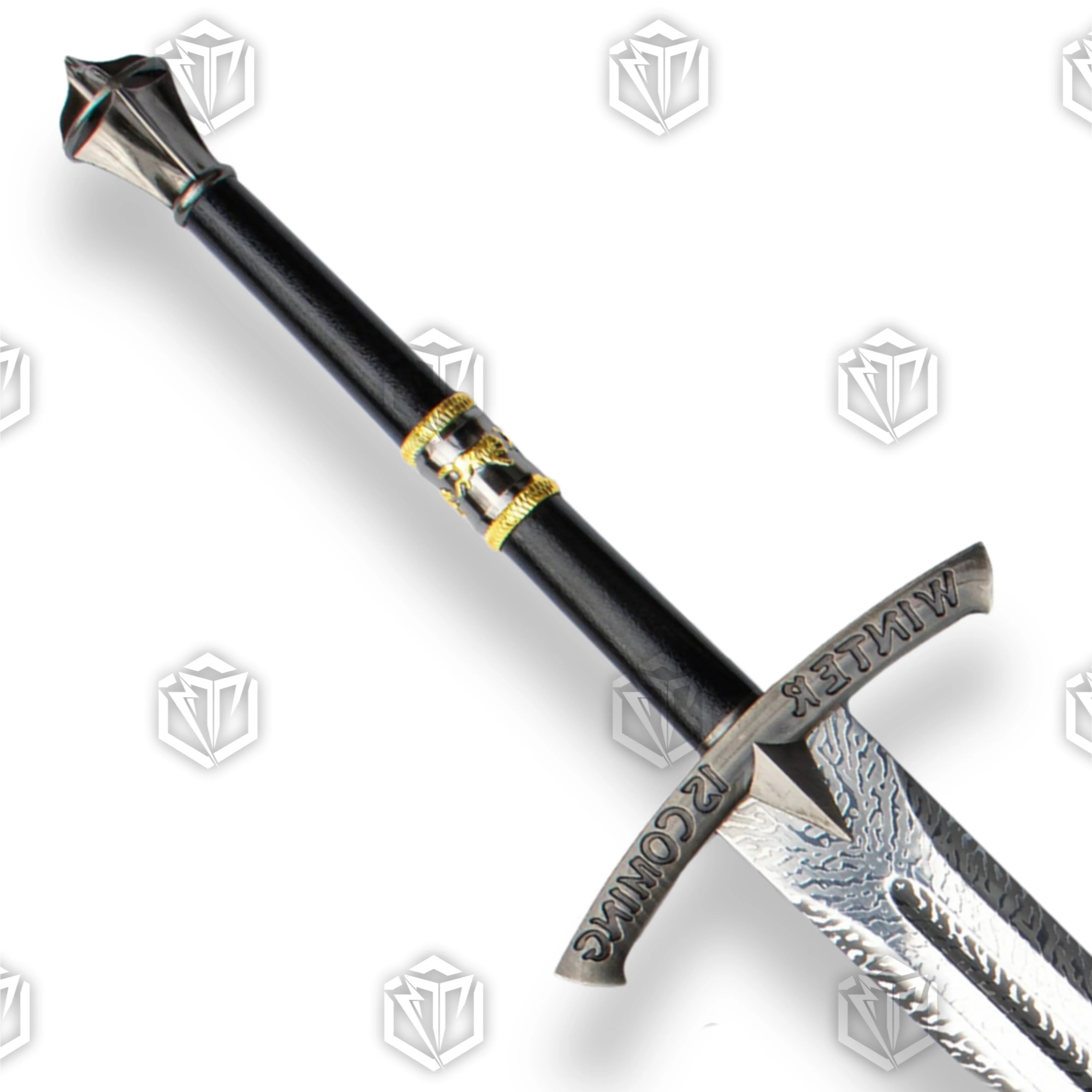 Premium Winter's Honor Ice Eddard Starks Sword GOT Replica with damascus steel.