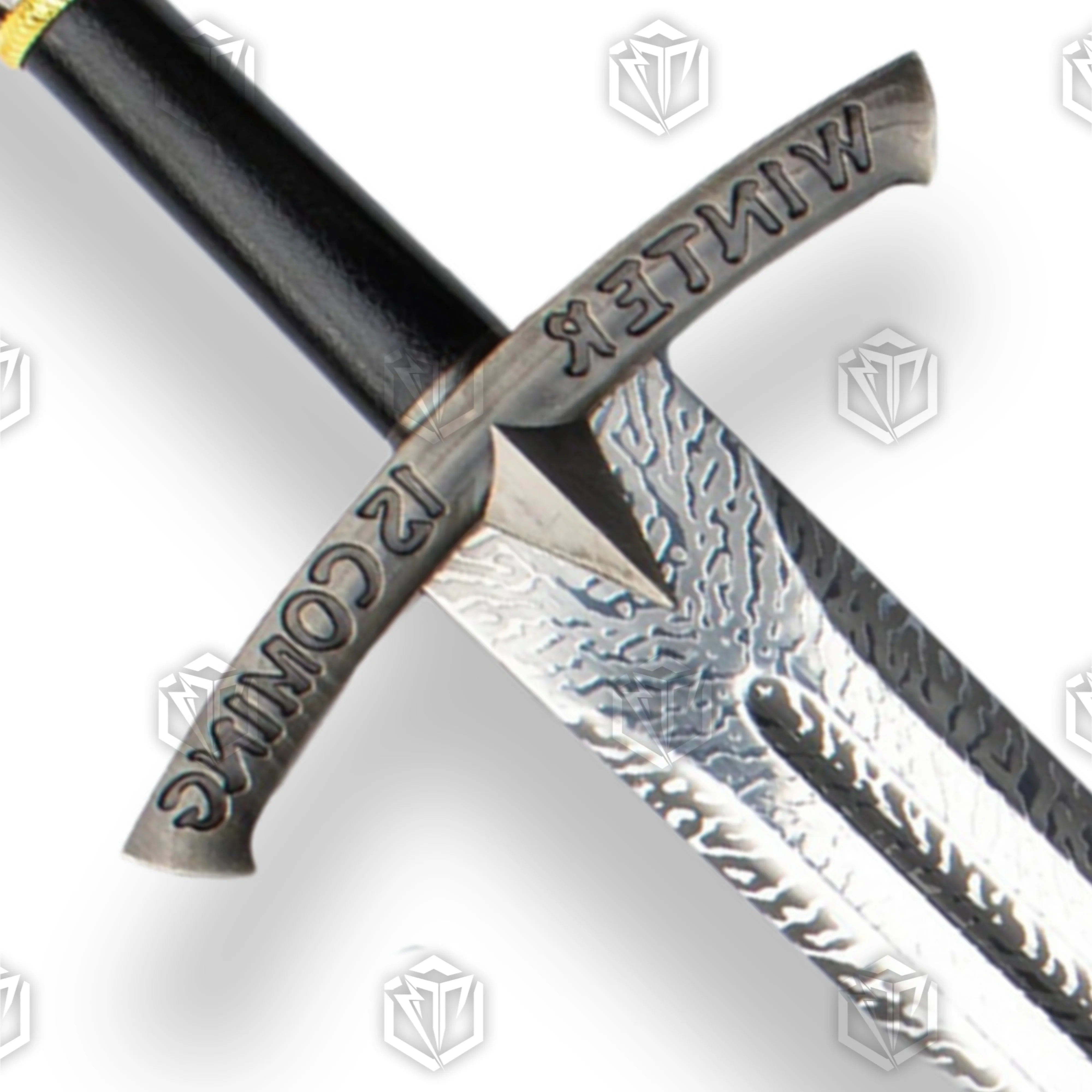 Premium Winter's Honor Ice Eddard Starks Sword GOT Replica with damascus steel.