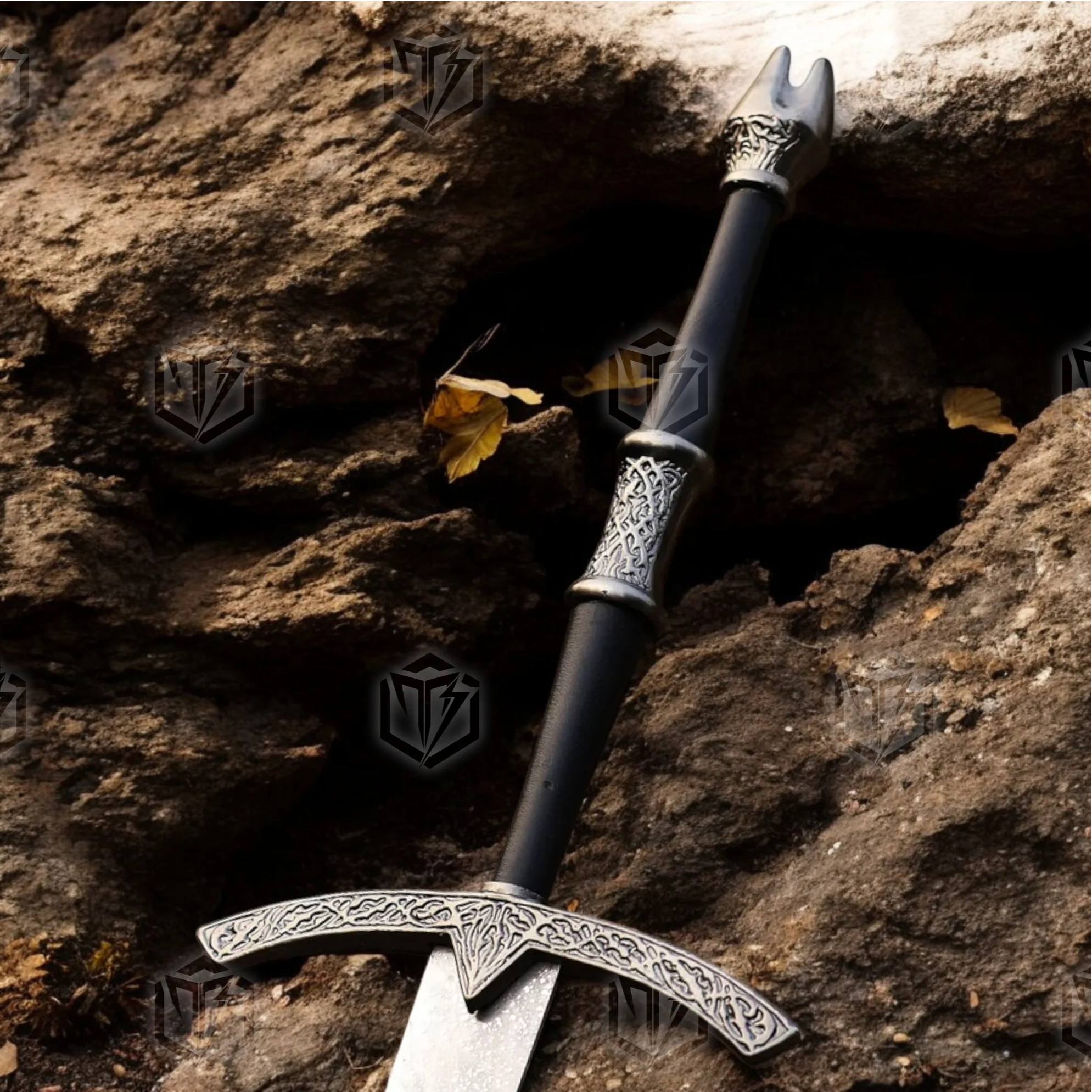 Premium Witch King Nazgûl Dominion Sword Replica LOTR with Ebony Stand