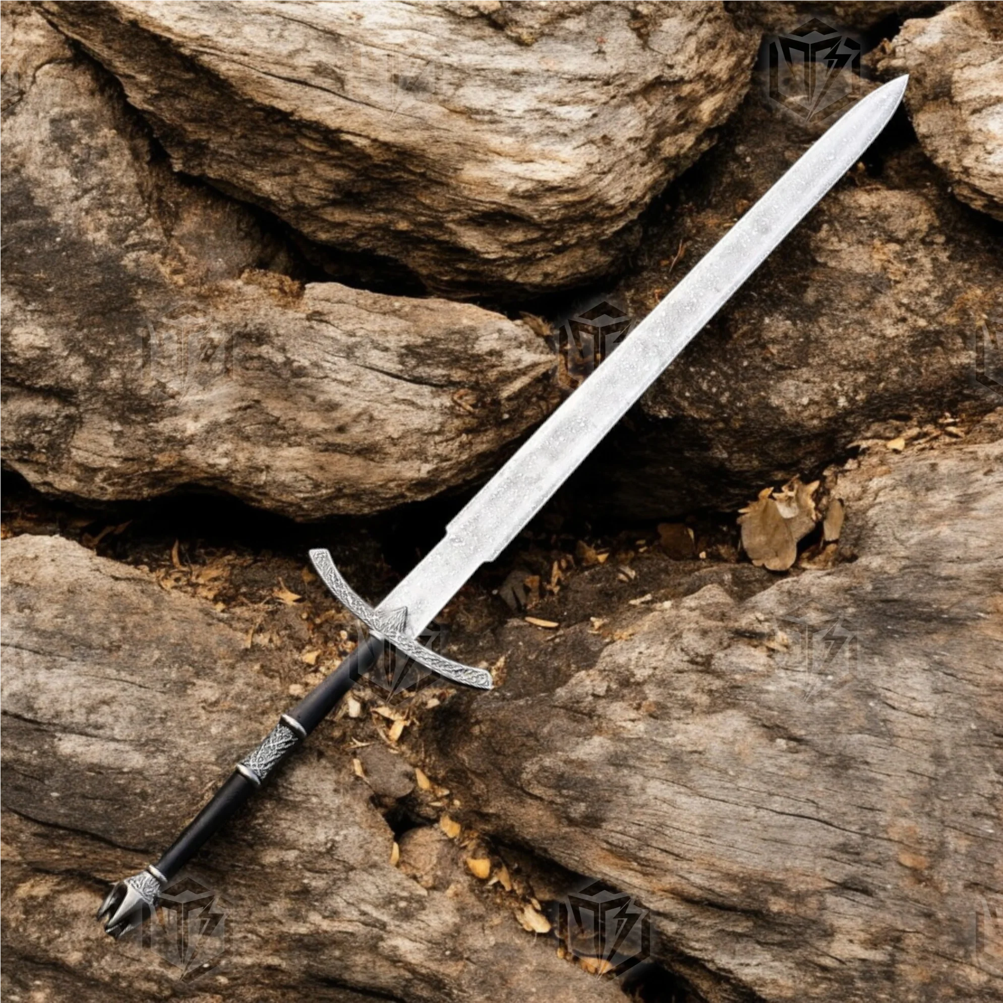 Premium Witch King Nazgûl Dominion Sword Replica LOTR with Ebony Stand