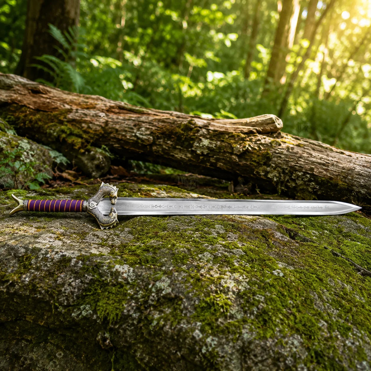 Wonder Woman God Killer sword prop replica full length on white background – DC fan collectible