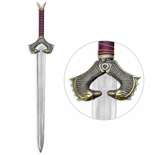 God Killer sword collectible crossguard zoom detail – Diana Prince DC prop replica